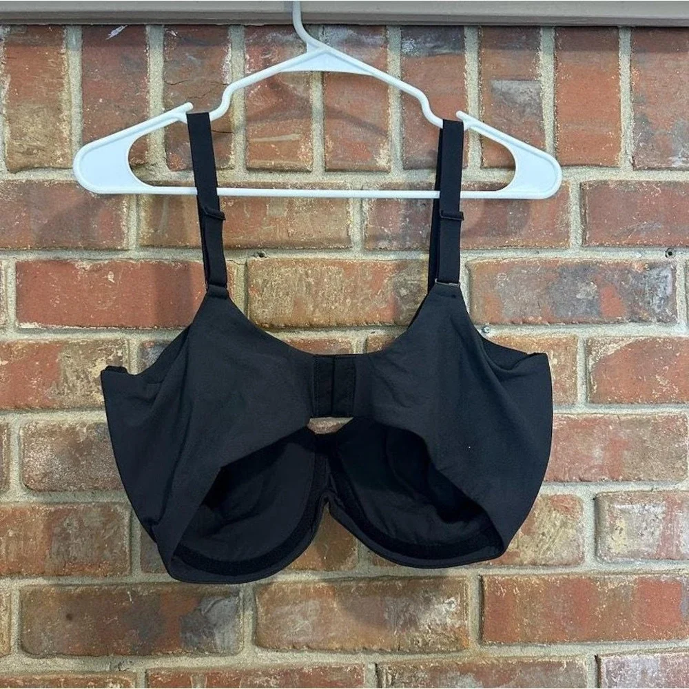 Skims NWT Women's Black Fits Everybody Underwire Unlined Demi Bra Size 42DDDD - Picture 4 of 6